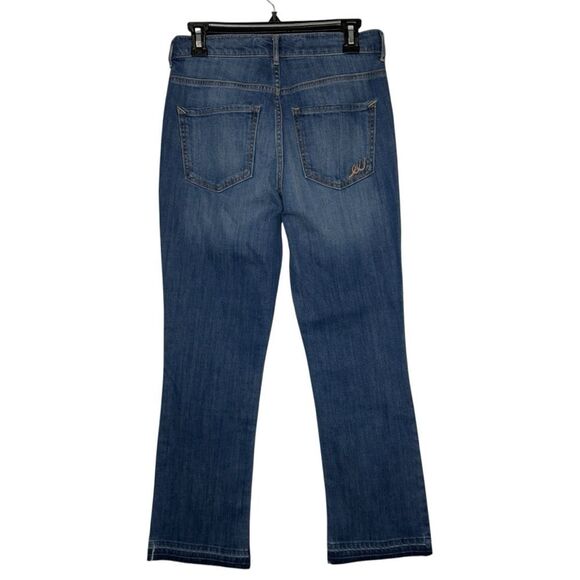 Express Jeans High Waist Bell Crop Jeans - Size 2 - Picture 4 of 11